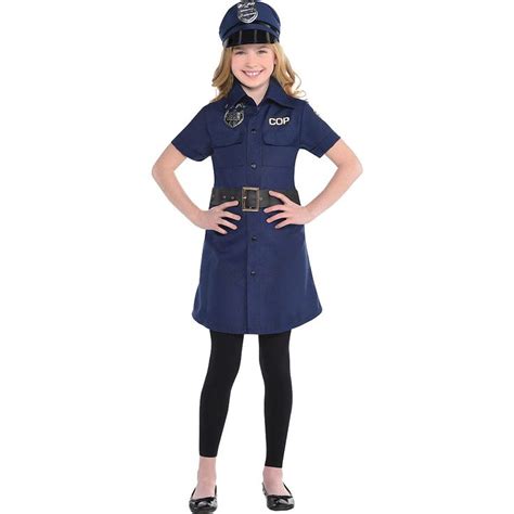 Child Cop Dress Kids Dress Robber Fancy Dress Police Costume Kids
