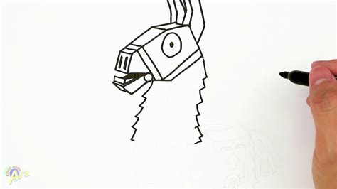 Also draw a shape for the face. Fortnite Loot Llama Outline | How To Get Free V Bucks Fast ...