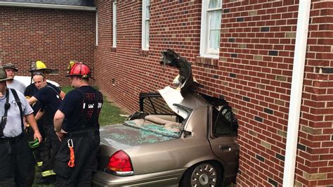 Pictures Car Crashes Into Church