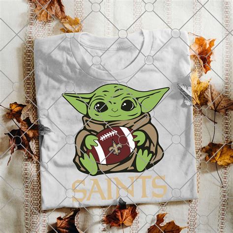 Download Baby Yoda Svg New Orleans Saints Svg, NFL Team Girl Svg, Png, Eps, Dxf, Digital Download ...