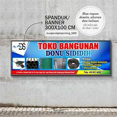 Contoh Spanduk Toko