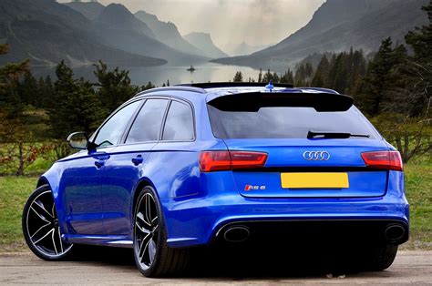 Photo Of Blue Audi Rs 6 · Free Stock Photo