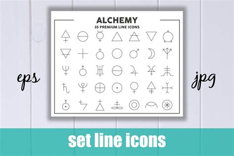 Alchemy Icons Vector Bundle Graphic Eps File