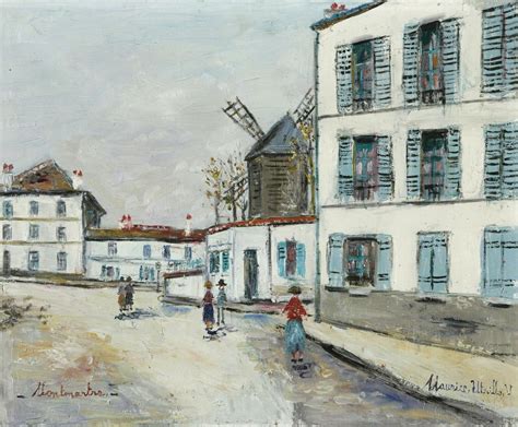 Le Moulin De La Galette 1945 Maurice Utrillo 1883 1955 アート