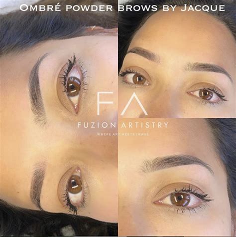 Gorgeous Ombré Powder Brows By Fuzion Artistry Best Eyebrow Products