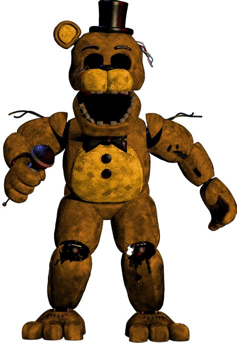Download Hd Editwithered Fnaf 2 Golden Freddy Full Body Transparent
