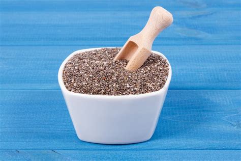 Chia Seeds As Source Natural Vitamins Dietary Fiber And Minerals
