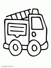 fire truck coloring pages printable pictures