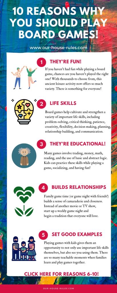 10 Benefits Of Playing Board Games Our House Rules