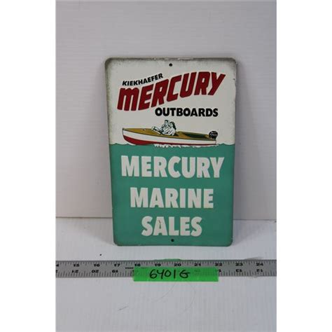 Mercury Outboards Tin Sign Fantasy Bodnarus Auctioneering