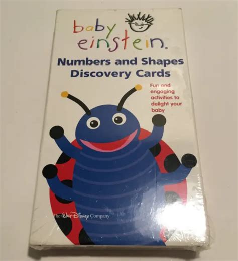 Baby Einstein Numbers And Shapes Discovery Flash Cards Educational 19