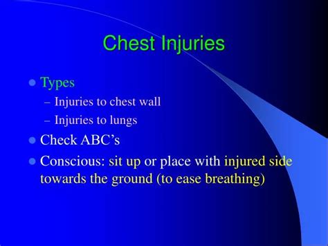 Ppt Chest Injuries Powerpoint Presentation Free Download Id