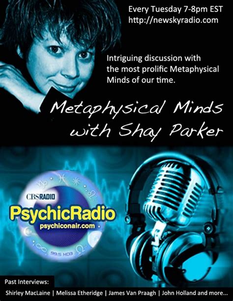 Shay Parker Hosts Metaphysical Minds Radio Show On Cbs Metaphysics