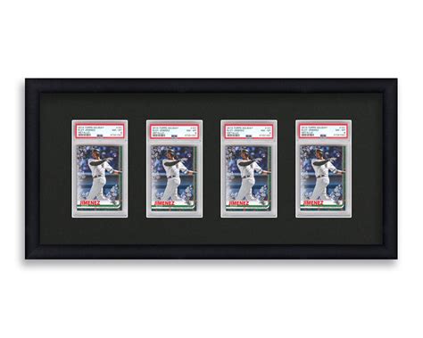 Psa Graded Card Frame Display 4 Opening Frame Fitted For 4 Psa Etsy