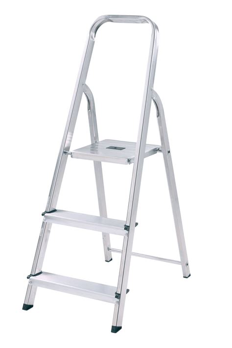 Abru 3 Tread Aluminium Step Ladder 116m Departments Diy At Bandq