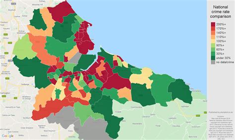 Cleveland Shoplifting Crime Statistics In Maps And Graphs