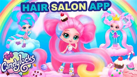 Candylocks Hair Salon App Style Cotton Candy Hair Youtube