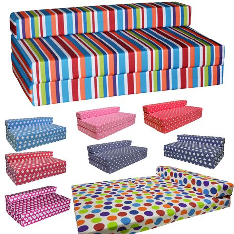 Futon mattresses are known for being downright uncomfortable. Fold Out Futon Double Guest Z Bed KIds Folding Mattress ...