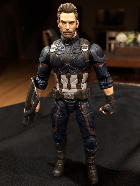 Captain America Infinity War Marvel Legends Custom Repaint Action