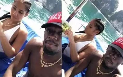 Usain Bolt Enjoys Boat Trip With His Stunning Girlfriend Kasi Bennett