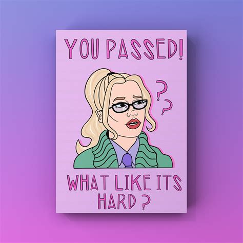 Legally Blonde Birthday Cardfunny Birthday Cardelle Woods Birthday Cardwhat Like Its Your