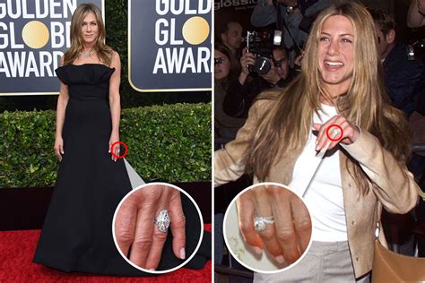 Jennifer Anistons Wedding Ring From Brad Pitt Jenniemarieweddings