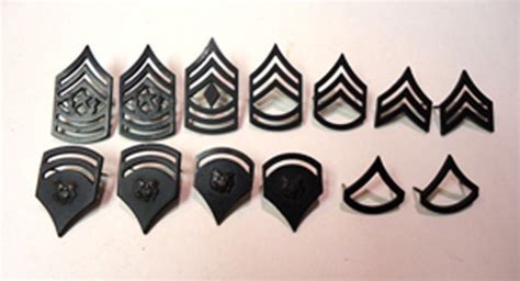 Vintage Lot Of Us Army Collar Rank Pins Instant By Pedal2metal