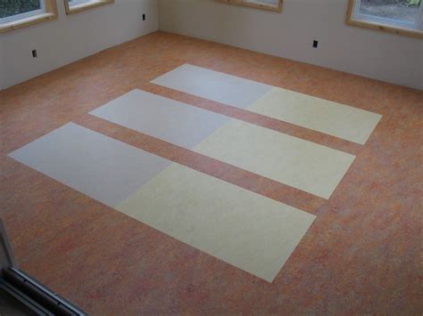 Marmoleum Floor With Custom Design Completed By Interior Floor Designs