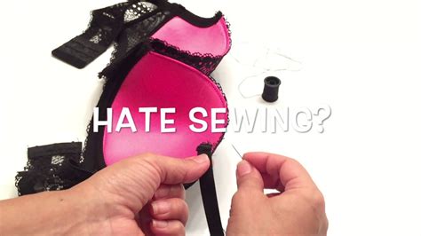no sewing how to fix your broken bra straps and old hooks quick and easy