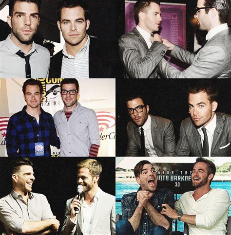 Chris And Zach Chris Pine And Zachary Quinto Fan Art 35454120 Fanpop