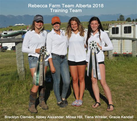 Rebecca Farm Team Alberta Successful In Montana Alberta High
