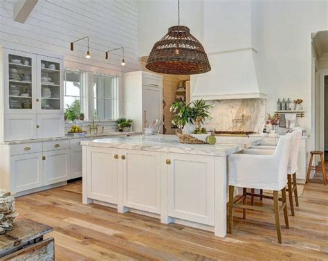 Whole house palette all benjamin moore colours. Coastal Farmhouse Kitchen Trend Coastal Farmhouse Kitchen ...