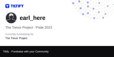 Tiltify The Trevor Project Pride 2023