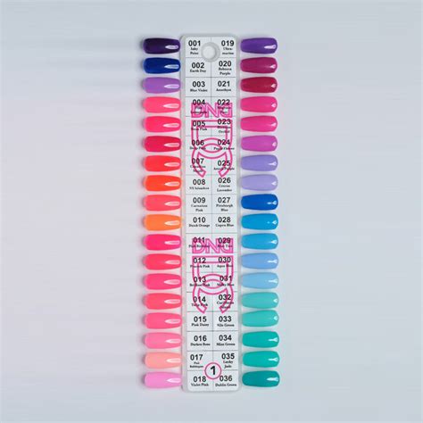 Dc Duo Color Swatches Single Dnd Gel Usa