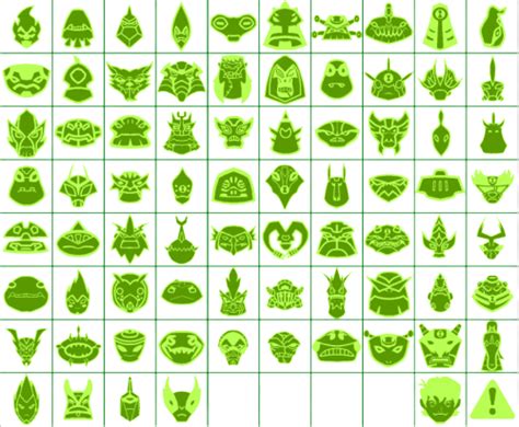 Ben 10 Omnitrix Alien Icons