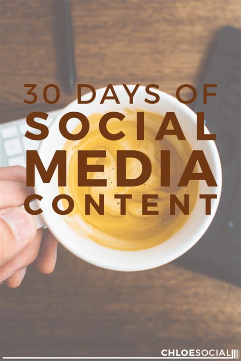 Entdecke rezepte, einrichtungsideen, stilinterpretationen und andere ideen zum ausprobieren. 30 Days of Social Media Content (+ Free Content Calendar ...