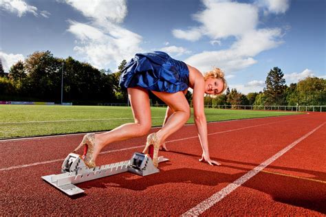 The record stands at 9.58 seconds. Record Breaking Woman Runs 100 meters in High Heels - Wow ...