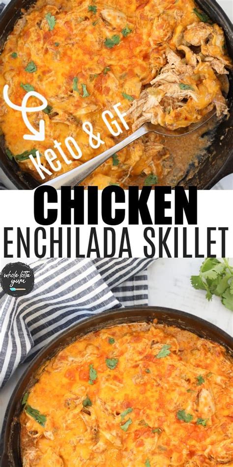 Top with the rest of the enchilada sauce, green chilies, olives, and cheese. Sour Cream Chicken Enchilada Casserole (Keto, GF) | Recipe ...