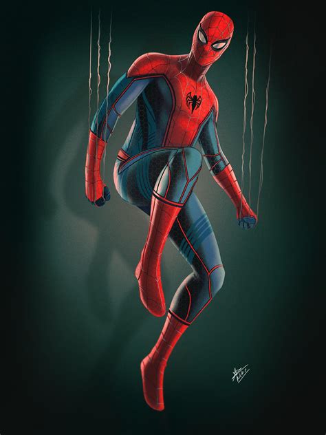 Spider Man Concept Art I Made For The Avengers Game Link To More Art