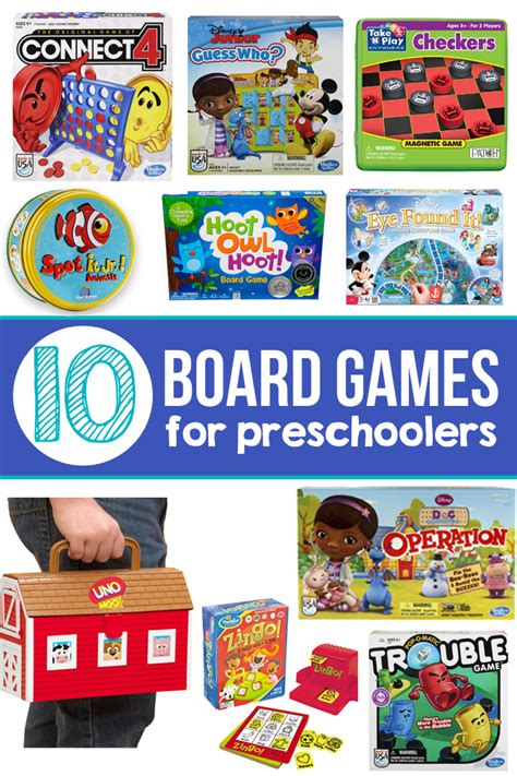 10 Of The Best Board Games For Preschoolers Preschool Board Games