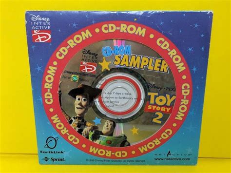Vintage Disneypixar Toy Story 2 Cd Rom Game Sampler 1999 Etsy