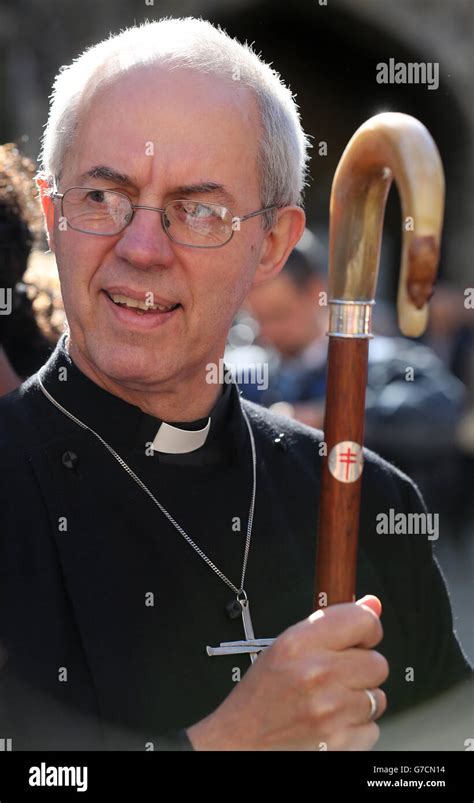 The Archbishop Of Canterbury Justin Welby Leads A Small Gathering