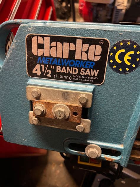 Clarke 4 12 Band Saw Model Cbs45md Metal Cutting Good Working Order