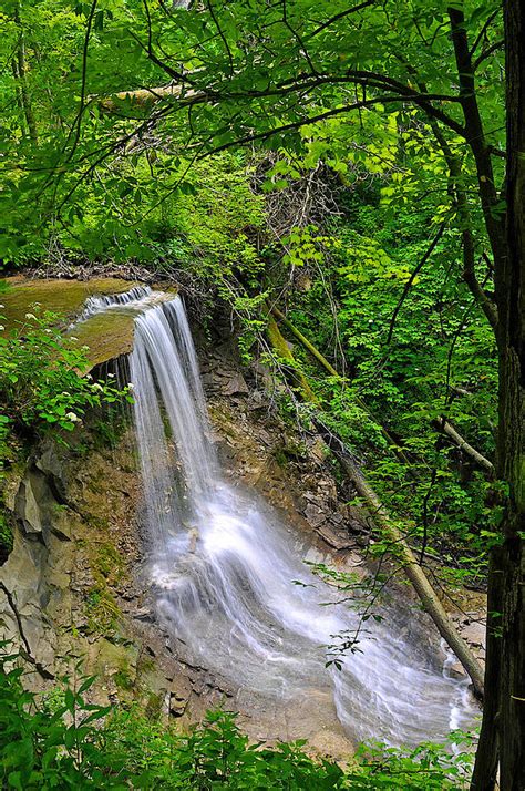 Kissing Falls Kokowani Nature Preserve Indiana Photograph By Marsha