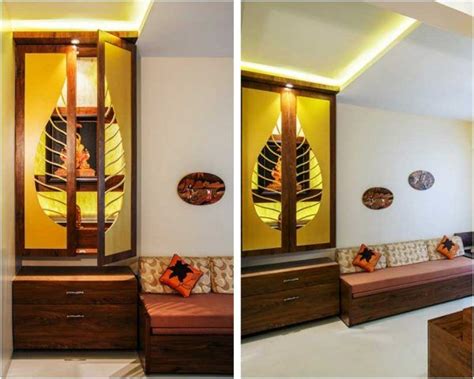 9 Wooden Pooja Mandir Designs For Homes — Traditional Portable And