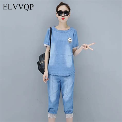 sexy two piece set casual tracksuit women sweat suits tracksuits plus size denim shorts 2018