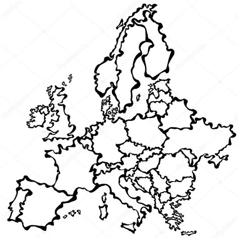 Mapa Da Europa Desenho Yalearn 6480 The Best Porn Website