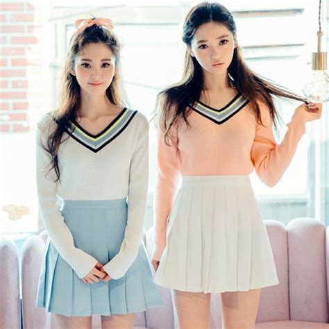 Korean Outfits For Girls Skirt Korean Styles
