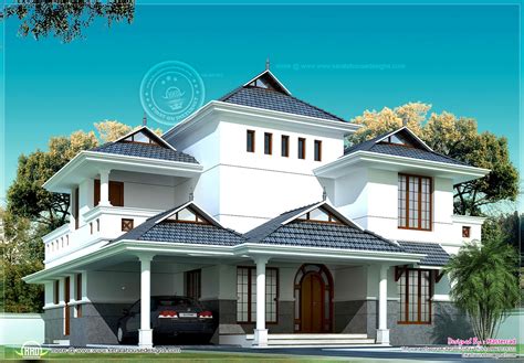 Kerala Model Villa In Square Feet Kerala Home Design And Floor