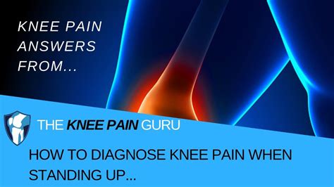 How To Diagnose Knee Pain When Standing Up By The Knee Pain Guru Youtube